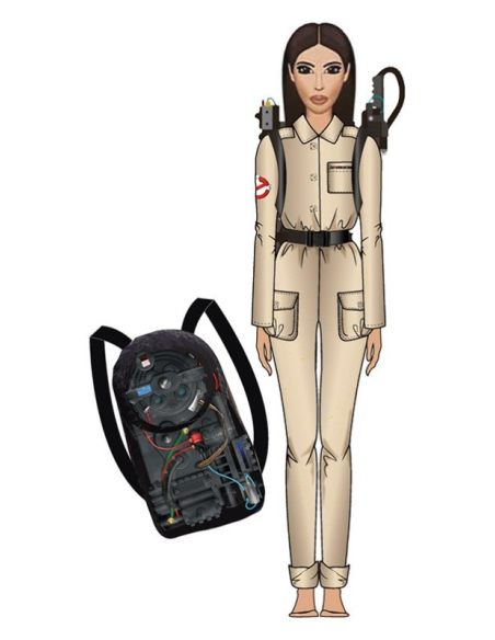 Déguisement Ghostbusters femme, Combinaison et sac à dos gonflable