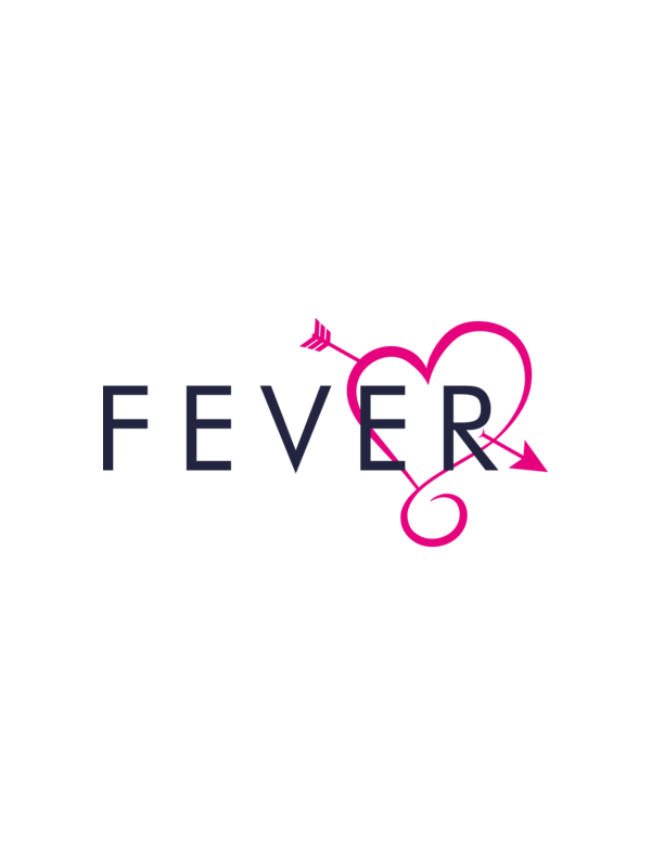 Perruque Fever Nicole rouge, 66 cm| Accessoires