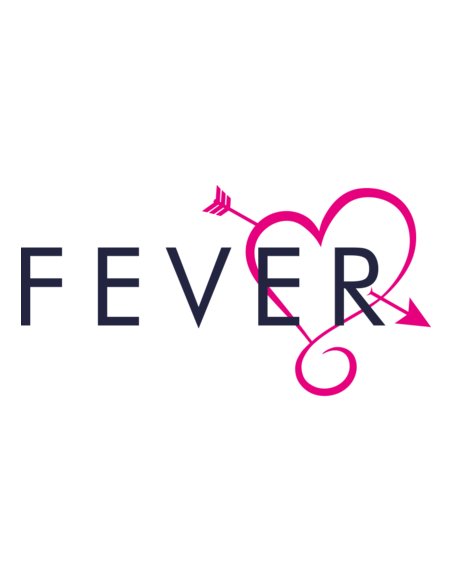 Perruque Fever Nicole rouge, 66 cm| Accessoires