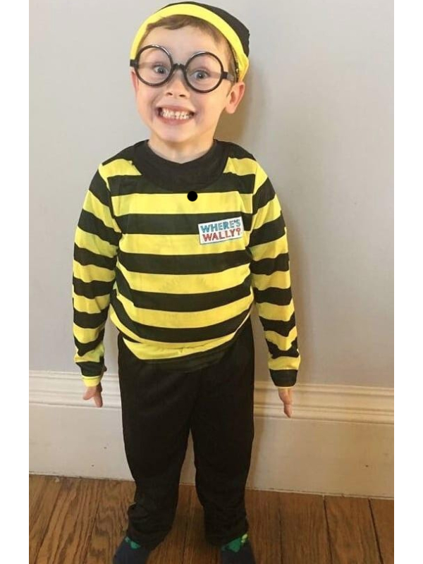Costume Où est Charlie Licence Jaune et noir