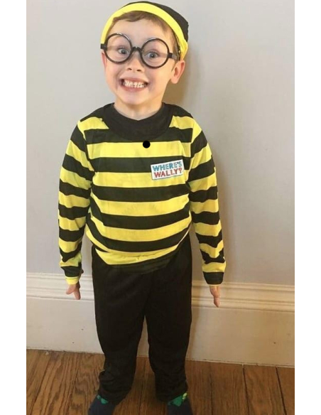 Costume Où est Charlie Licence Jaune et noir
