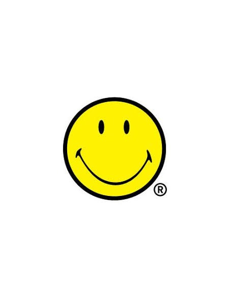 Poncho SMILEY©  Jaune et Noir Taille Unique