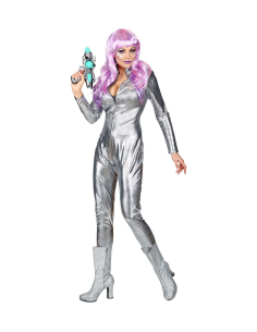 Combinaison Femme de l'Espace Argentée