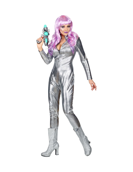 Combinaison Femme de l'Espace Argentée