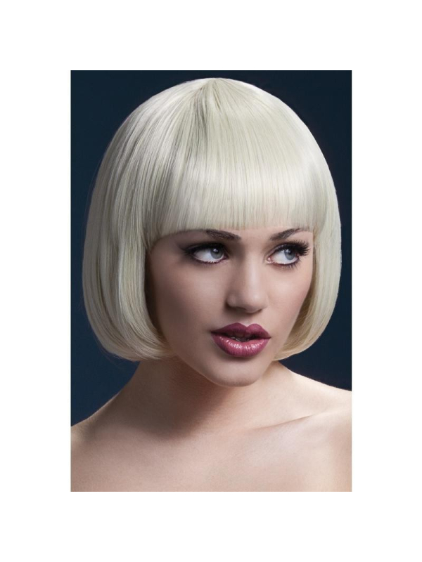 Perruque Fever Mia sexy 25 cm, blonde | Accessoires