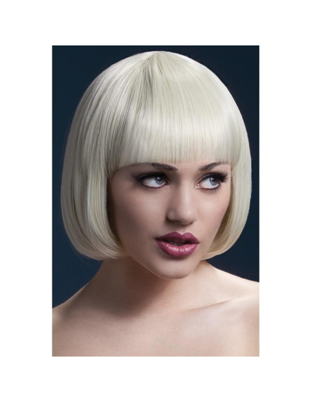 Perruque Fever Mia sexy 25 cm, blonde | Accessoires