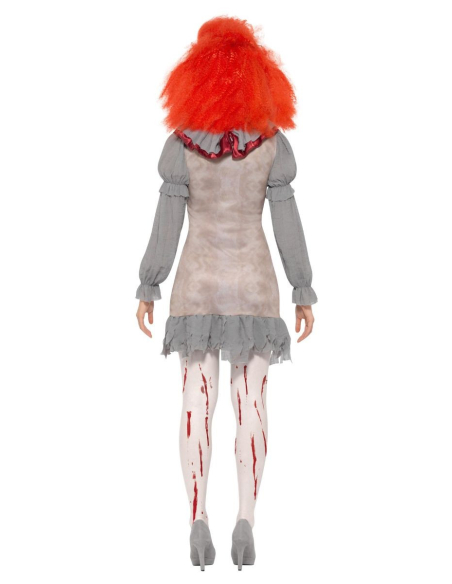 Déguisement femme clown vintage (robe et collerette)