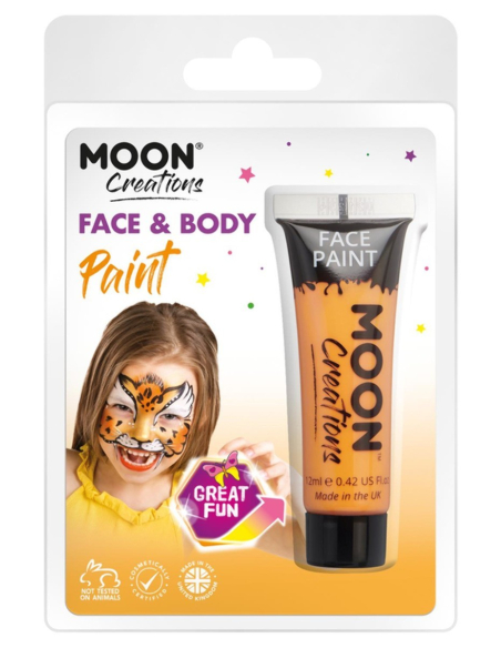 Maquillage Moon Créations, visage corps orange, 12ml