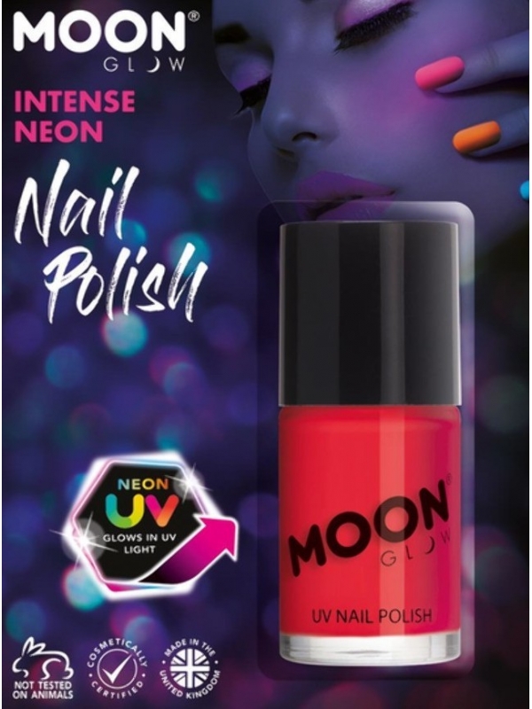 Vernis à ongles UV Néon rouge intense - Cosmic Moon