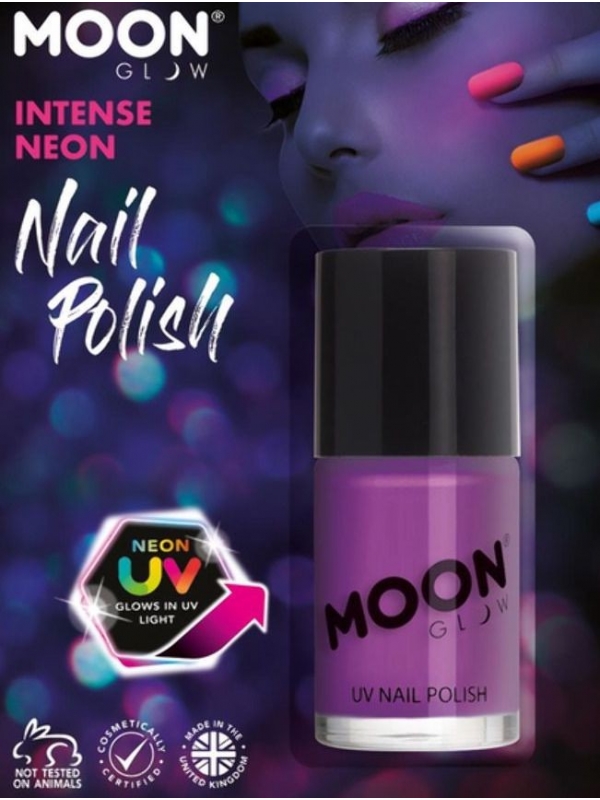Vernis à ongles UV Néon violet intense - Cosmic Moon