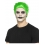 Perruque verte homme cheveux courts – Style Joker Halloween