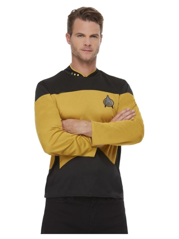 Licence Star Trek Haut jaune homme nouvelle génération