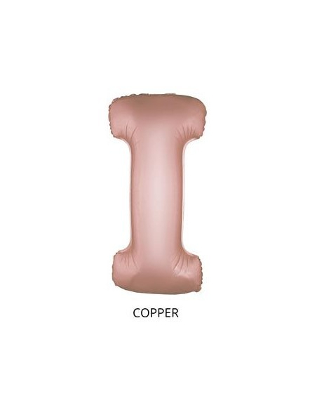 Ballon Aluminium Champagne ou Rose mordoré lettre - I- taille 102cm
