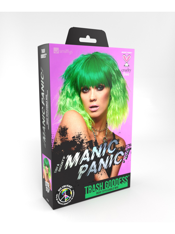 Perruque Femme Manic Panic (Dégradé de vert)