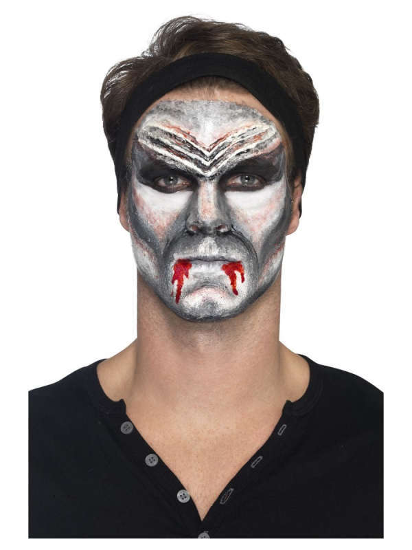 Kit Latex Liquide Vampire Halloween - Maquillage 4 Couleurs avec Éponges
