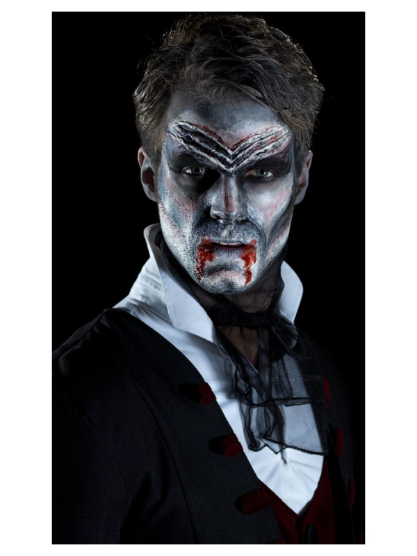 Kit Latex Liquide Vampire Halloween - Maquillage 4 Couleurs avec Éponges