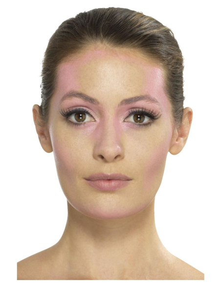 Kit Maquillage Superstar de l'Espace Années 70 (maquillage multicolore, pochoir, clair, applicateur)