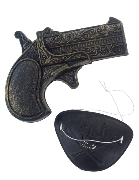 Set Pirate enfant (pistolet & cache-oeil)