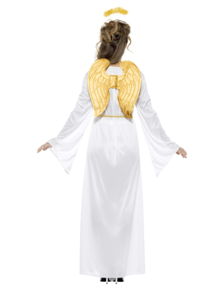Déguisement Ange Gabriel Adulte Mixte (robe, ceinture, ailes, auréole)