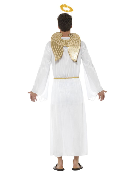 Déguisement Ange Gabriel Adulte Mixte (robe, ceinture, ailes, auréole)