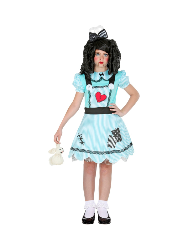 Déguisement Poupée pour fille (robe, bandeau avec noeud)