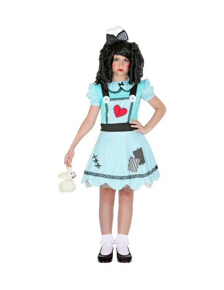Déguisement Poupée pour fille (robe, bandeau avec noeud)