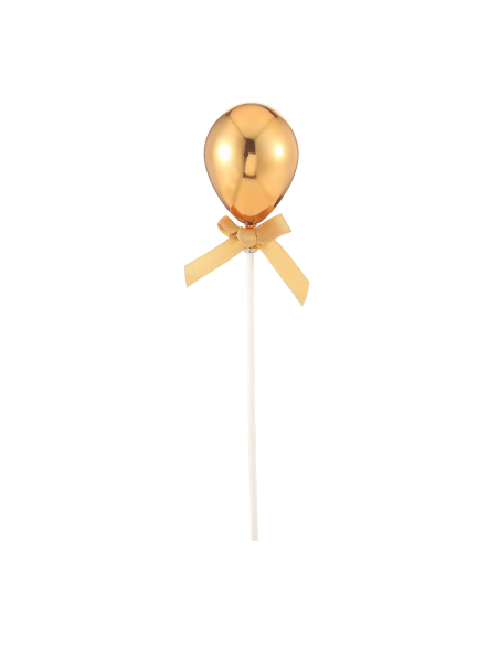 Topper gâteau d'anniversaire Ballon - 2 couleurs au choix  - 1 - Déguiz Fêtes - Votre partenaire pour tous les événements