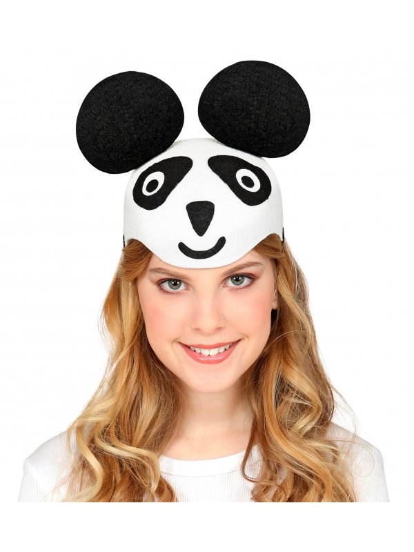Chapeau de Panda en feutre pour enfant