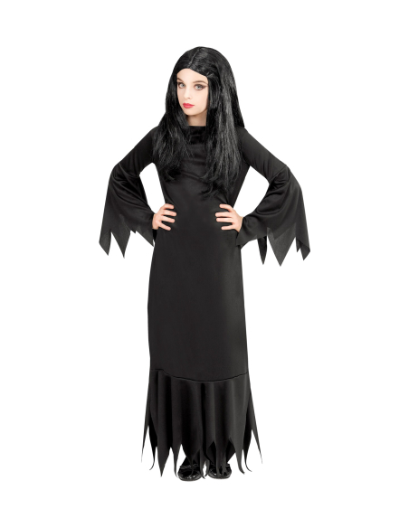 Déguisement Mortisia noir fille (robe)