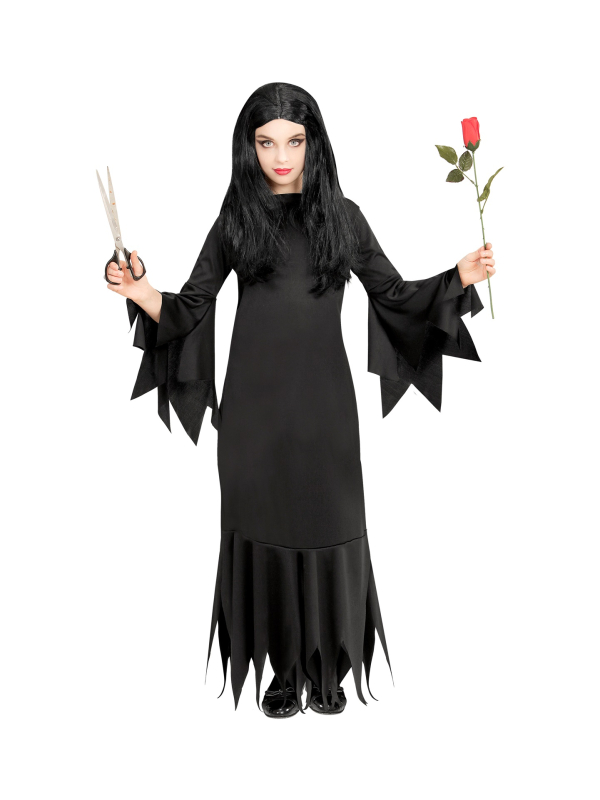 Déguisement Mortisia noir fille (robe)