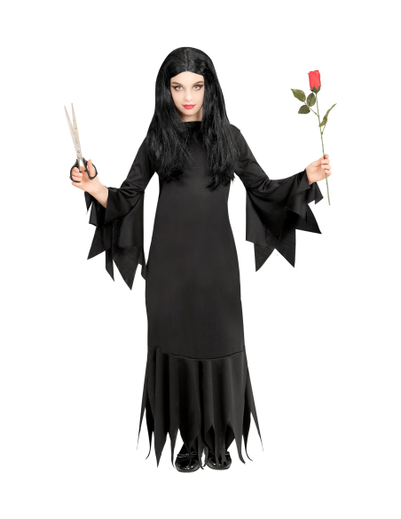 Déguisement Mortisia noir fille (robe)