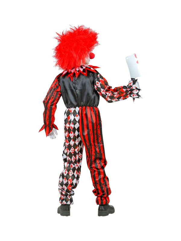 Déguisement Clown de l'horreur enfant (combinaison & col)