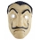 Masque Dali ou preneur d'otage avec moustache montante (Latex)