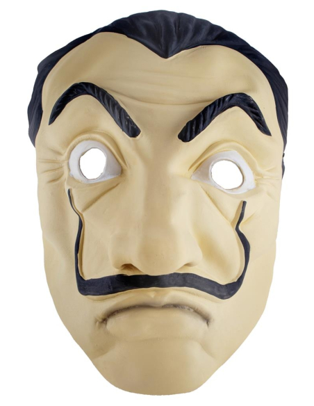 Masque personnage avec moustache montante en Latex Smiffys - 1 - Déguiz Fêtes - Votre partenaire pour tous les événements