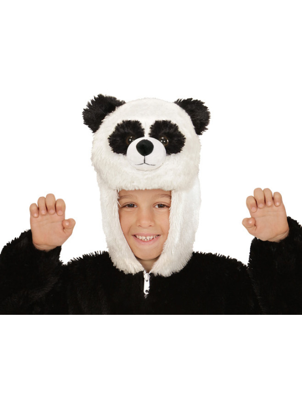Déguisement Panda enfant (combinaison à capuche et masque)