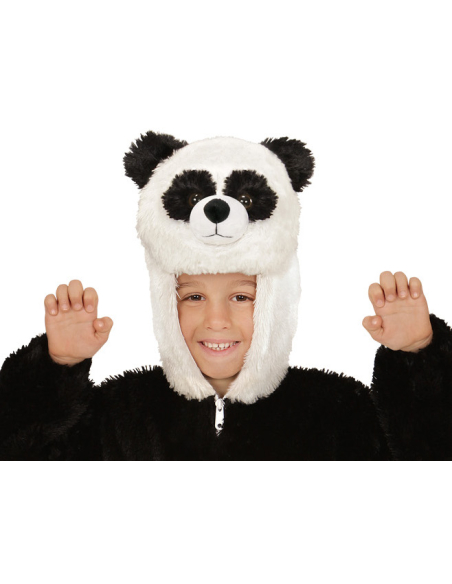 Déguisement Panda enfant (combinaison à capuche et masque)