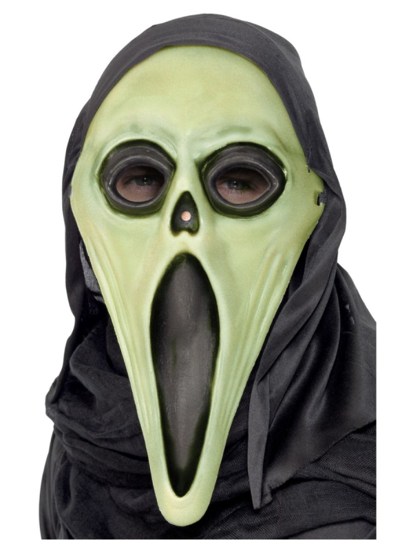 Masque fantôme hurlant phosphorescent + cagoule Smiffys - 3 - Déguiz Fêtes - Votre partenaire pour tous les événements
