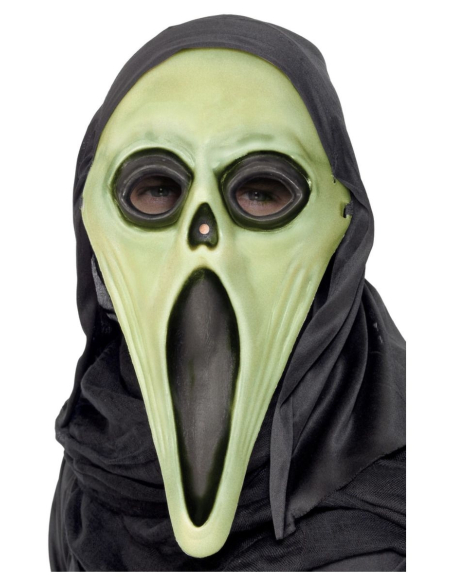 Masque fantôme hurlant phosphorescent + cagoule Smiffys - 3 - Déguiz Fêtes - Votre partenaire pour tous les événements