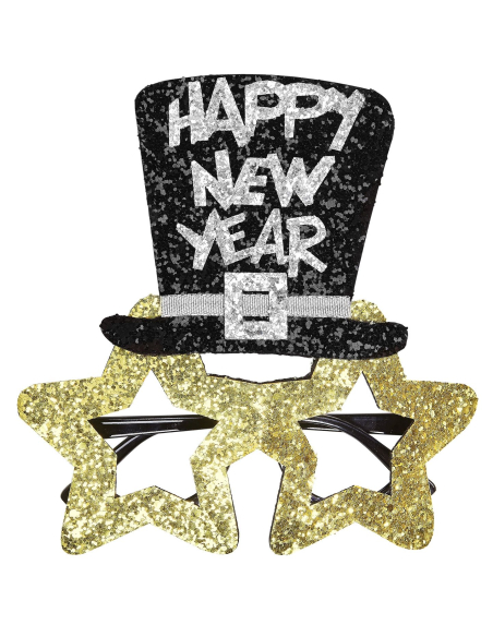 Lunettes Happy New Year - 2 couleurs au choix