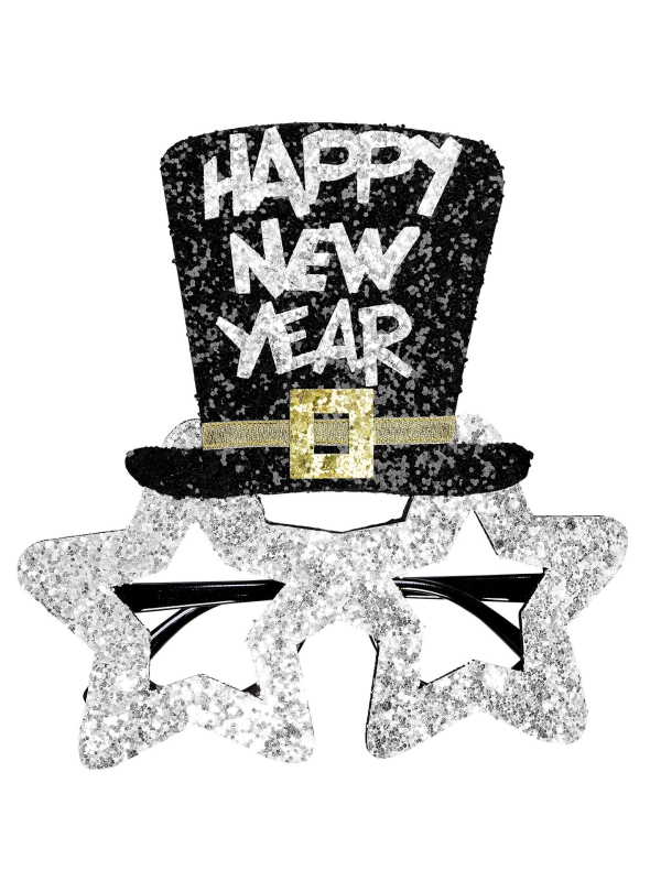 Lunettes Happy New Year - 2 couleurs au choix