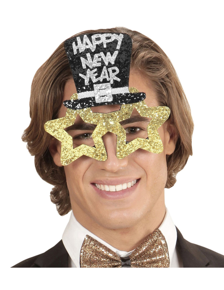 Lunettes Happy New Year - 2 couleurs au choix