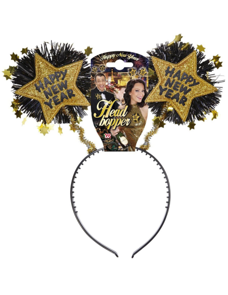 Serre-Tête Happy New Year - 3 couleurs au choix Widmann - 1 - Déguiz Fêtes - Votre partenaire pour tous les événements