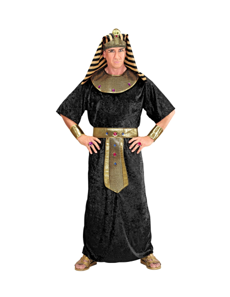 Déguisement Toutankhamon du S au XXXL (tunique, collar, ceinture avec gemmes, bracelets, coiffe)) Widmann - 1 - Déguiz Fêtes - V