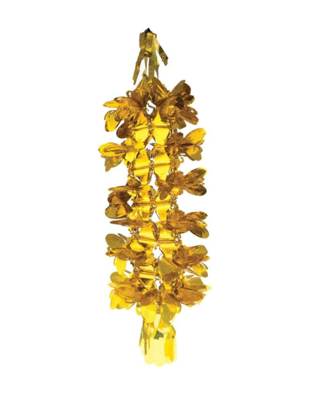 Suspension décorative dorée - 80 cm