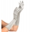 Gants satinés élasthanne argenté ou doré 40 cm