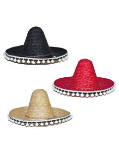Chapeau Mexicain enfant - 3 couleurs au choix