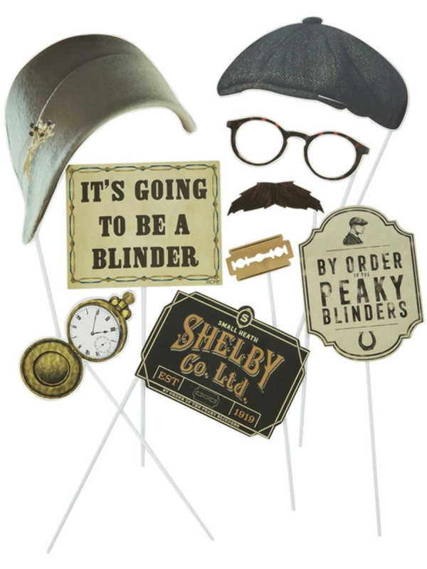 Kit photomaton Peaky Blinders  x10 Pièces