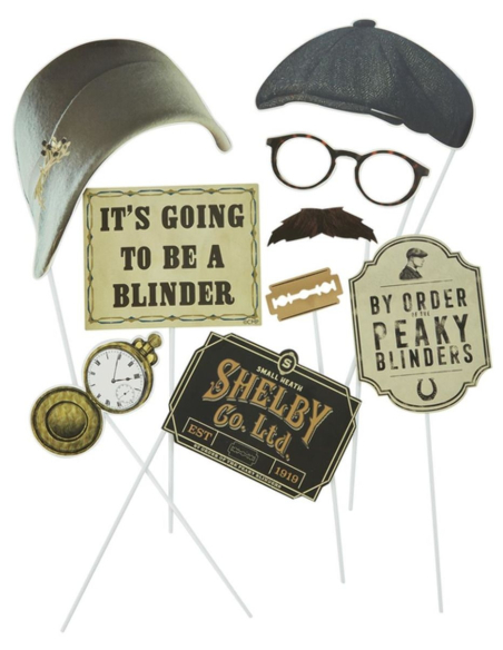 Kit photomaton Peaky Blinders  x10 Pièces