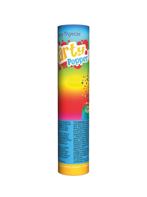 Bombe à confettis mixe couleurs - 20 cm