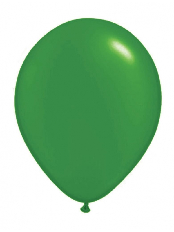 100 ballons verts - 30cm